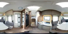 360° Innenansicht Carado T 457 Pro+ LTE, TV, Solar, 3. Bett