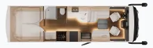 Grundriss Tag Concorde Carver 850 LI Ebano*Nero*TechnologiePaket