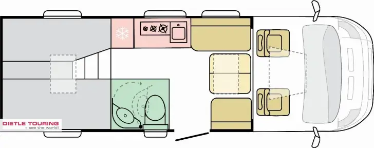 Grundriss Tag Adria Compact Max DL Combi D 6E, Navi