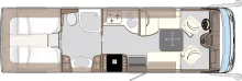 Grundriss Tag Concorde Carver 850 L
