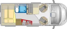 Grundriss Tag Pössl 2Win Plus Citroen 163 PS