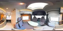 360° Innenansicht Hymer Grand Canyon S 600 Allrad, Autark, Premiumpaket