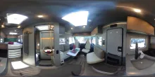 360° Innenansicht Niesmann + Bischoff iSmove 7.3 F OHNE Hubbett, 2xTV, Dachventilator