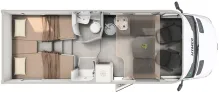 Grundriss Tag Hymer GT-S 685 Winter- & Chassis-Paket