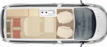 Grundriss Tag Bürstner Copa C 500