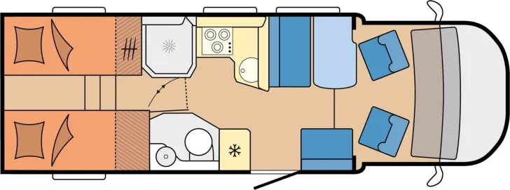 Grundriss Tag Hobby Optima De Luxe T70 E