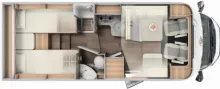 Grundriss Tag Carado T 447 Pro+