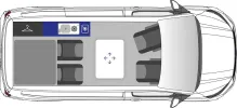 Grundriss Tag Westfalia Club Joker Urban Classic Version ACC*Automatik*