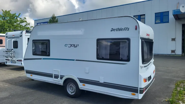 Frontal Hinten Dethleffs c' joy 410 QL Vorzelt & Autark