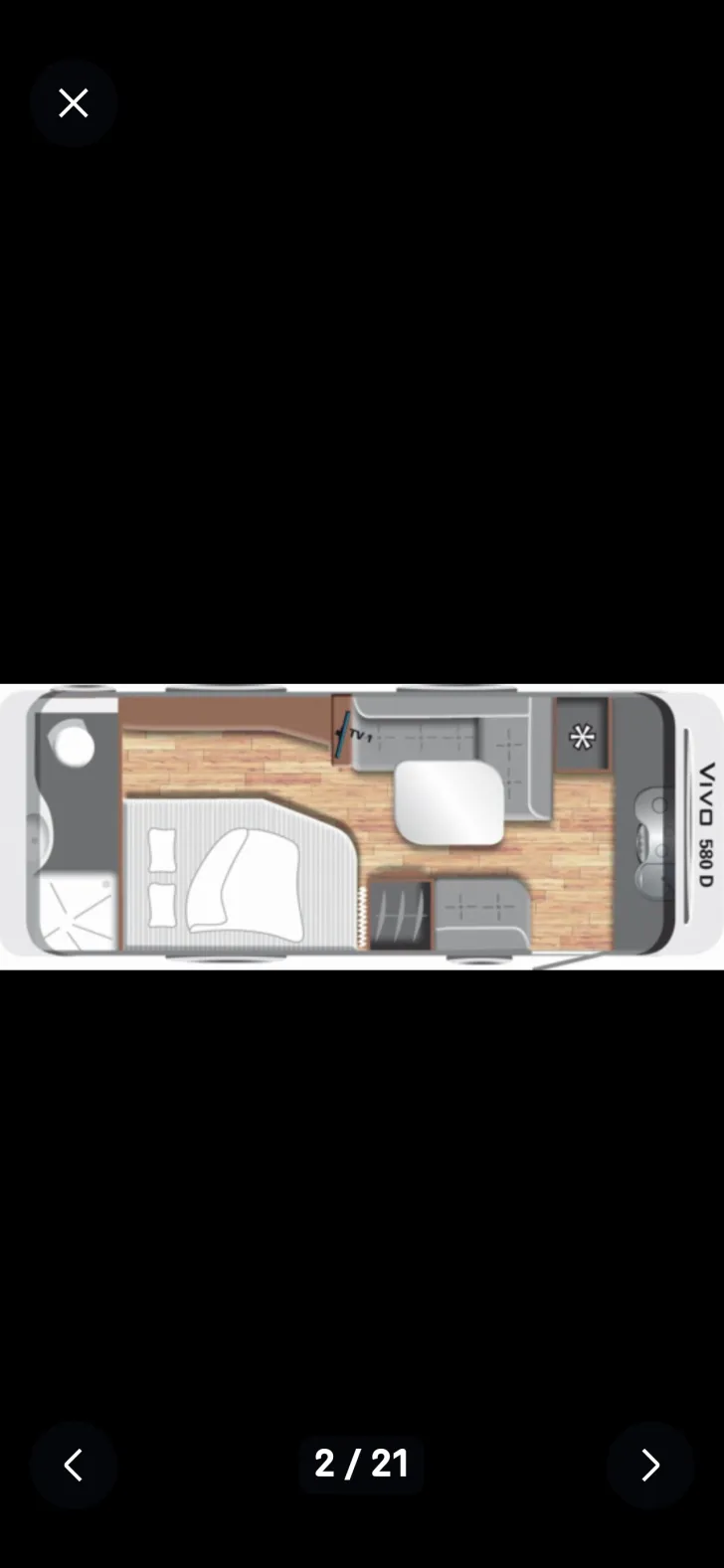 Grundriss Tag LMC Vivo 580 D Rauch.- und tierfrei