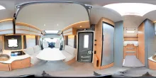 360° Innenansicht Dethleffs Just Camp Active T 7052 EBL Hubbett, div. Pakete