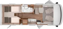 Grundriss Tag Knaus Van i 650 MEG