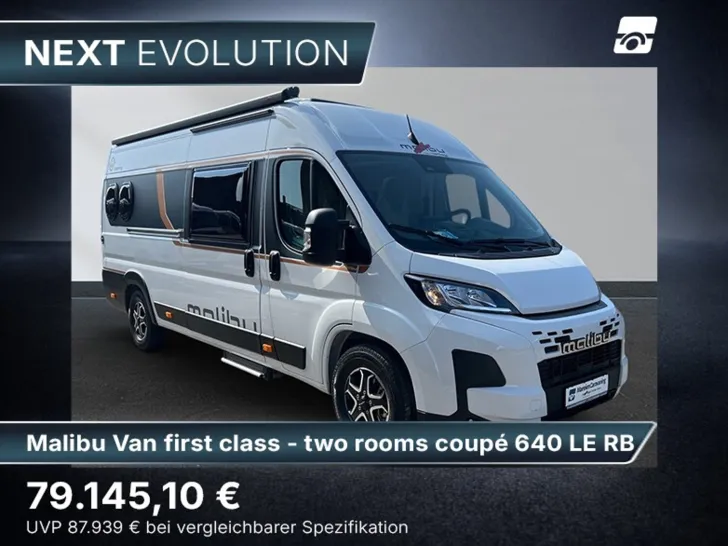 Fahrzeugbild Malibu Van first class - two rooms coupé 640 LE RB Fiat (749) #1