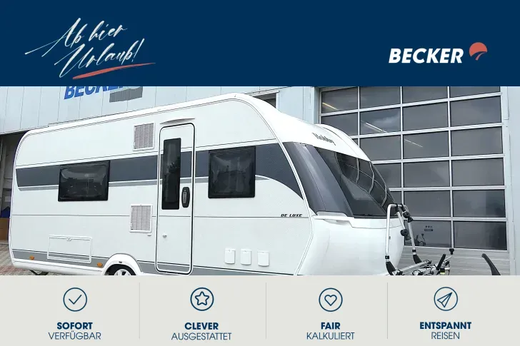 Fahrzeugbild Hobby De Luxe 495 WFB - Luftvorzelt, Mover, Combi 6E #1