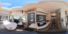 360° Innenansicht Dethleffs Globebus Active I 6 Winterpaket AHK 180 PS 8Gang