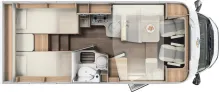 Grundriss Tag Carado Clever+ T 338