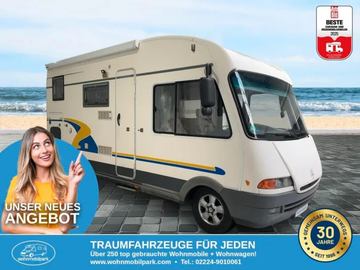 Fahrzeugbild Eura Mobil I 625 VB/Festbett/Hubbett/Garage/SAT/Solar #1