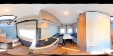 360° Innenansicht Carado pro CV 541 Rahmenfenster, AWT isoliert