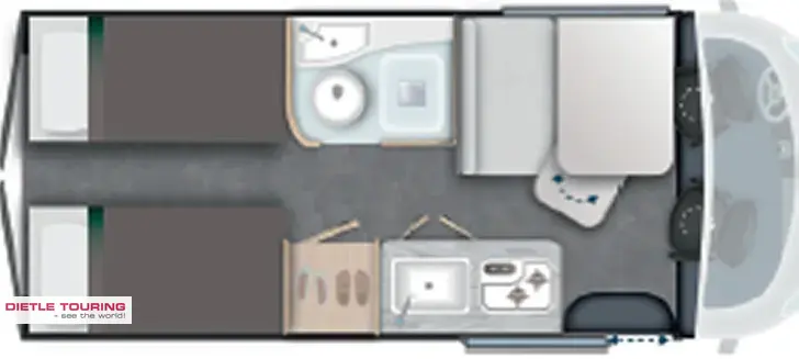Grundriss Tag Challenger Van Cosy Edition V217