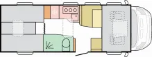 Grundriss Tag Adria Coral XL ALL-IN 660 SL