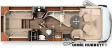 Grundriss Tag Carthago chic e-line I 50 LE DA Mercedes - MODELL 2026 !!!