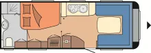 Grundriss Tag Hobby Prestige 650 WFU