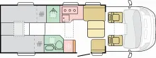 Grundriss Tag Adria Coral ALL-IN 650 DL