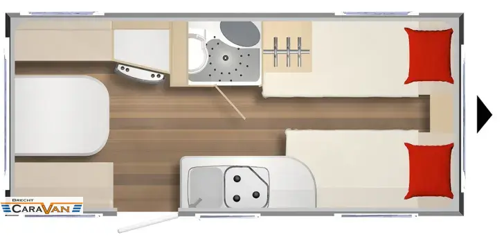 Grundriss Tag Bürstner Premio 460 TL TOP AUSSTATTUNG - TOP PREIS