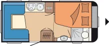 Grundriss Tag Hobby Excellent 460 UFe