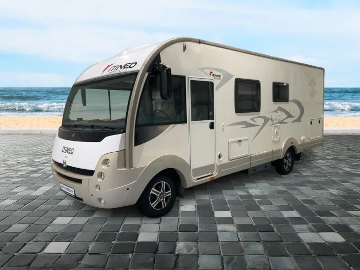 Fahrzeugbild Itineo TB 740/Festbett+Hubbett/2xKlima/Garage/Markise #2