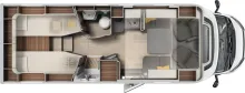 Grundriss Tag Laika Ecovip L 4009 DS