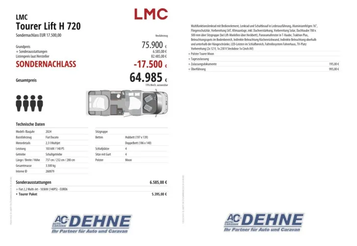 Fahrzeugbild LMC Tourer Lift H 720 #3