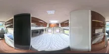 360° Innenansicht Mobilvetta VAN ADMIRAL K 5.1, SAT, TV, AHK, SOLAR, .....