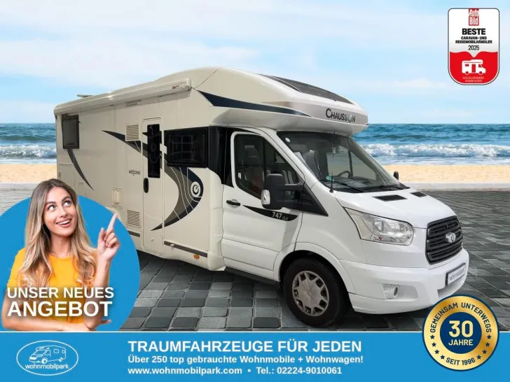 Fahrzeugbild Chausson Welcome 747 GA/Einzelbetten+Hubbett/2xKlima #1