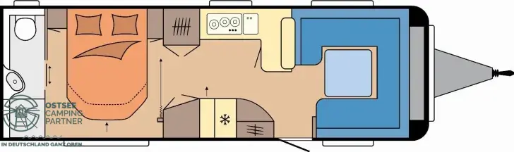 Grundriss Tag Hobby Prestige 720 WQC ab 4,99% finanzieren