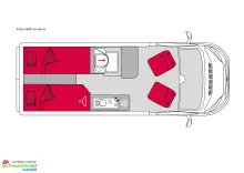 Fahrzeugbild Pilote V600J FIAT Markise isol. Abwas. Navi uvm. #2