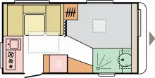 Grundriss Tag Adria Altea 402 PH Heki-Dachf.|Autark|Solaranl|Lithium