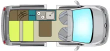 Fahrzeugbild Pössl Vanline Campster 17 AT  2xSchiebetür Lithium" #5