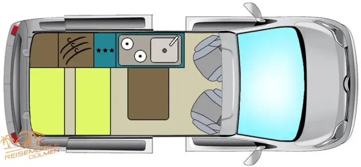 Fahrzeugbild Pössl Vanline Campster 17 AT  2xSchiebetür Lithium" #5