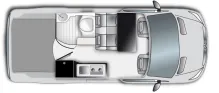 Grundriss Tag Westfalia James Cook Classic 4x4 Garantie bis 9/29