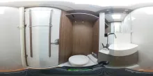 360° Innenansicht Carado T 338 8GAuto|Pro+|Combi6E|90lDiesel|El.Handbrem.