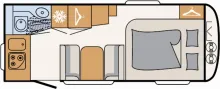 Grundriss Tag Dethleffs c-joy 480 FSH *Vor-Messepreis**Touring*Dynamik*