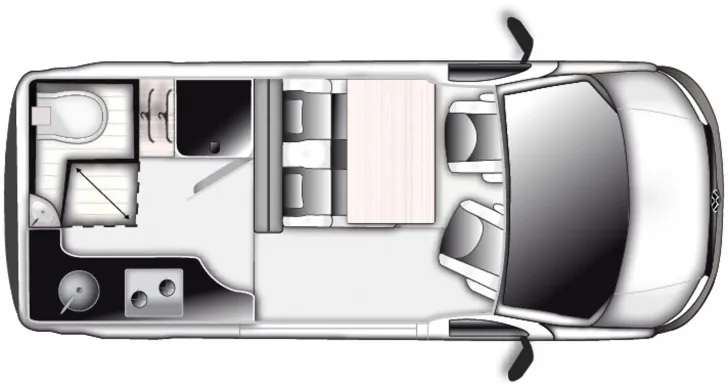 Grundriss Tag Westfalia Club Joker Urban T5 Verkauf an Wiederverkäufer!!