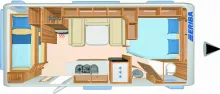 Grundriss Tag Hymer Eriba Eriba Exciting 560 Family