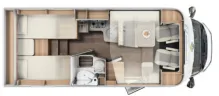 Grundriss Tag Carado T 338 pro+ Beck Clever Deals