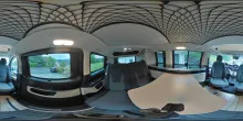 360° Innenansicht Mercedes-Benz Marco Polo EDITION V 250 d Automatik (W447) Aufstelldach neu, 8-fach ber.