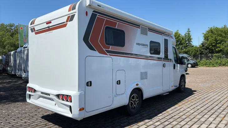 Schräg Hinten Weinsberg CaraCompact EDITION PEPPER 600 MEG Sofort verfügbar/ Automatik