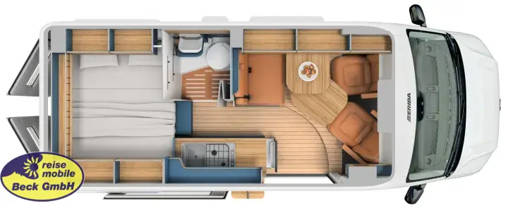 Grundriss Tag Hymer Eriba Car 600 Exportrückläufer