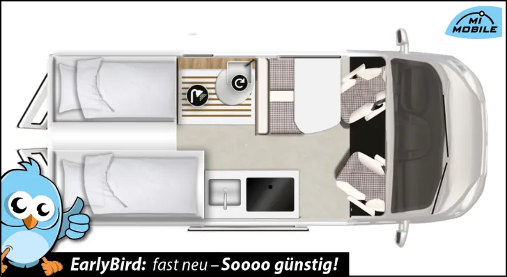 Fahrzeugbild Karmann Mobil Davis 600 Lifestyle *Early Bird Aktion 2026* #3