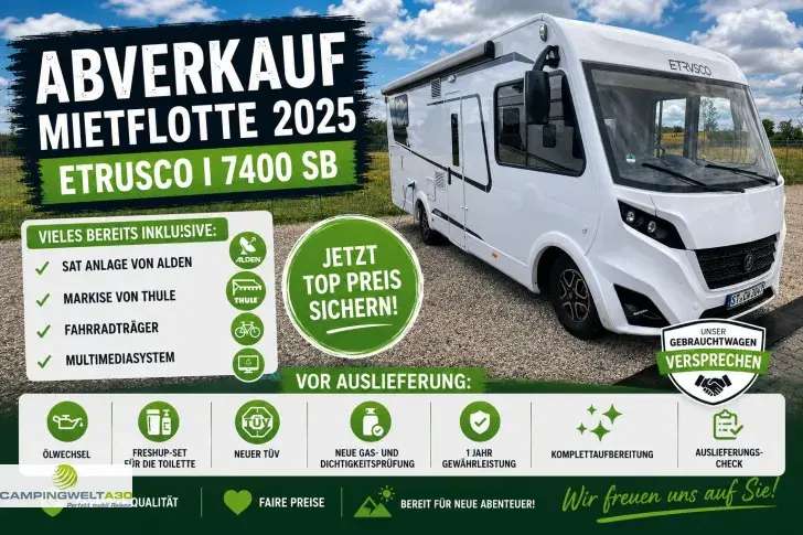 Fahrzeugbild Etrusco I 7400 SB++29TEUR RABATT+ABVERKAUF++ #1